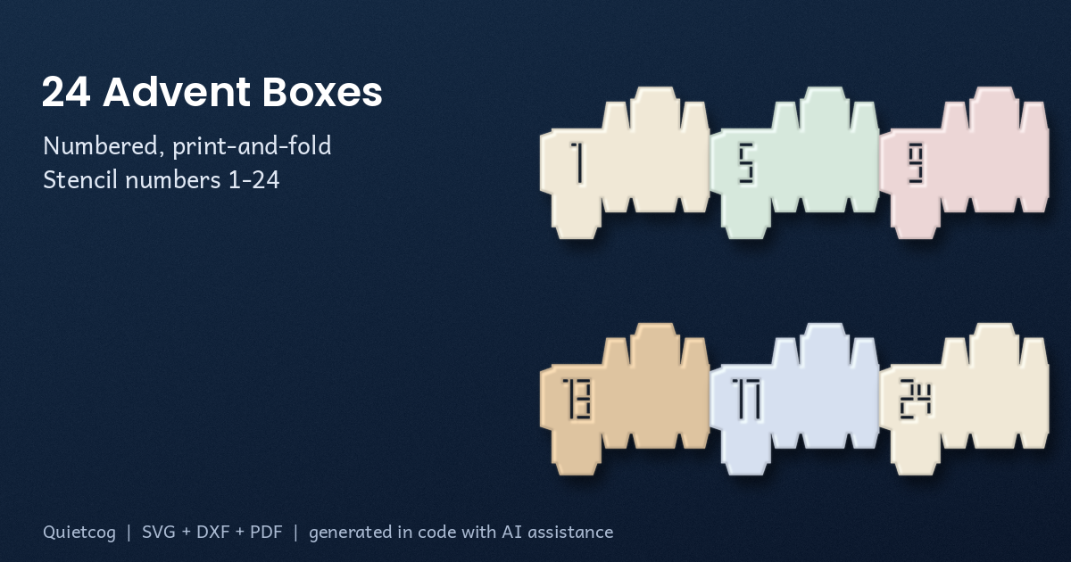 One more view of the Holiday Cut Files Bundle.