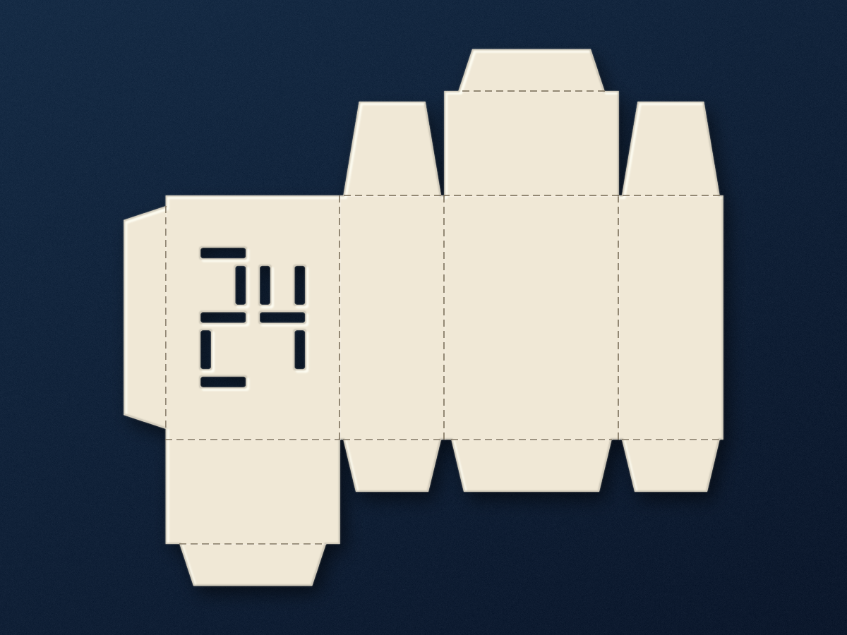 One more view of the 24 Advent Boxes.