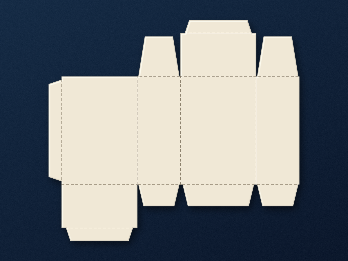 Another view of the Gift Box Templates.
