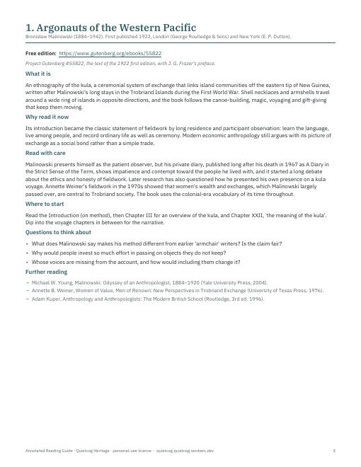 Preview of Classic Anthropology & Folklore: An Annotated Reading Guide